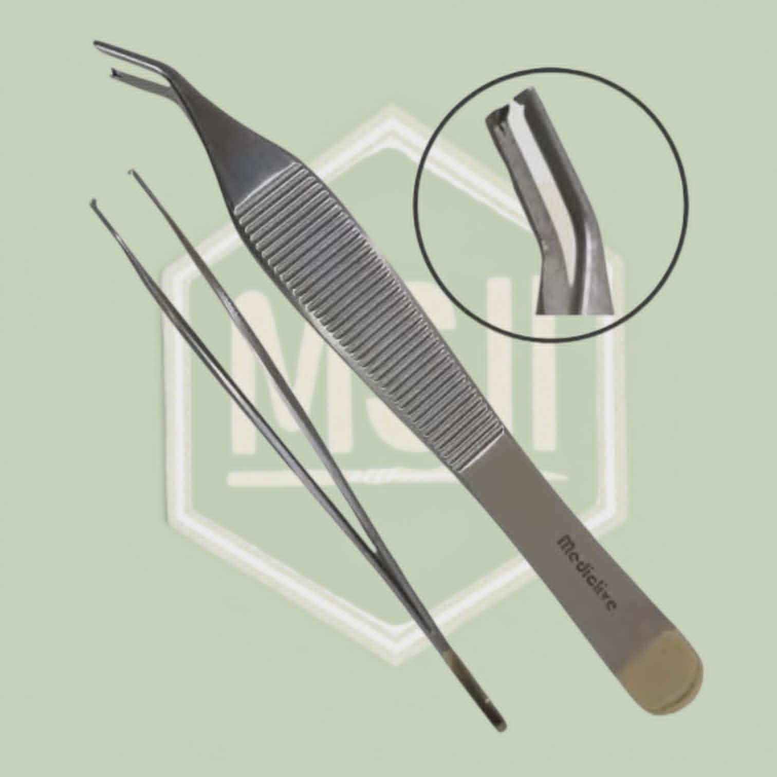 12CM  1 X 2 TEETH FINE POINT