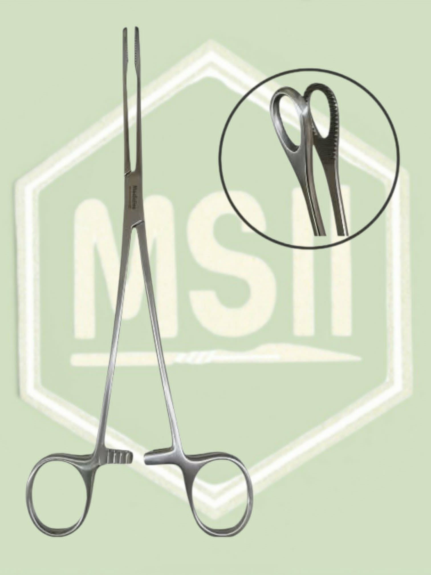 SPONGE OVUM FORCEP STRAIGHT 9 1/2"