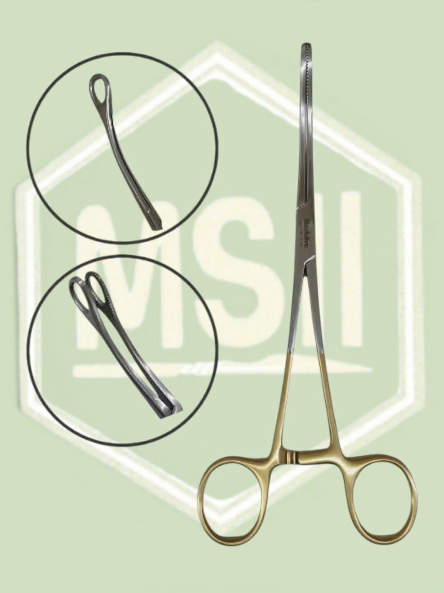 SPONGE OVUM FORCEP CURVE 8"