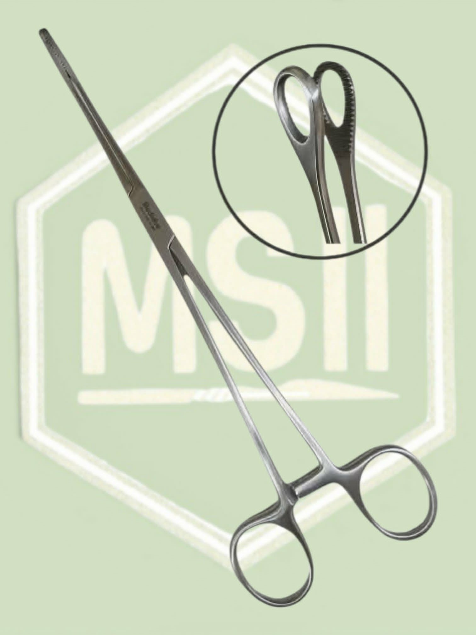 SPONGE OVUM FORCEP STRAIGHT 8"