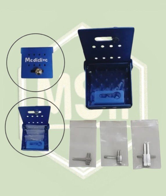 DOUBLE APPROXIMATING CALMP SET (3 PAIRS) WITH BOX