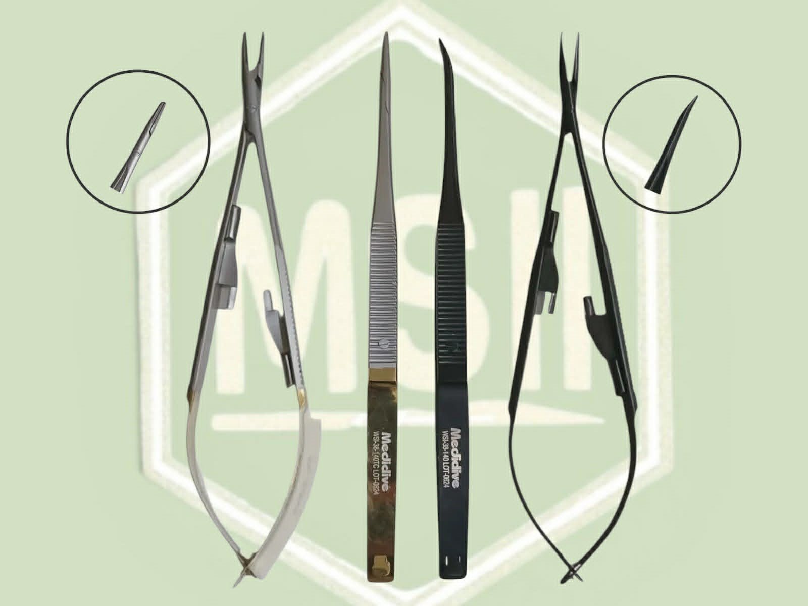 CASTROVIEJO NEEDLE HOLDER TC TIP