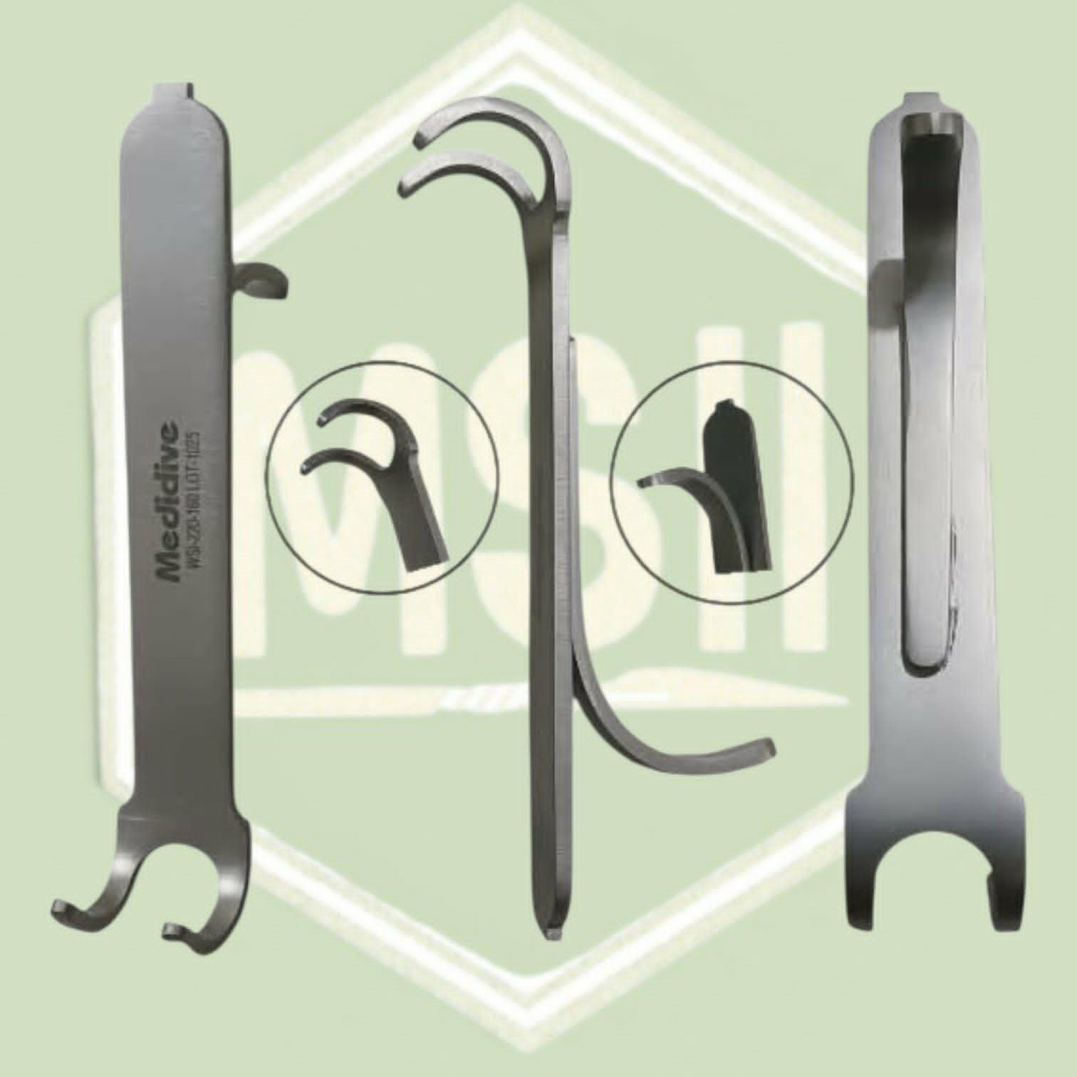 KILNER SKIN RETRACTOR 2 PRONG 8CM