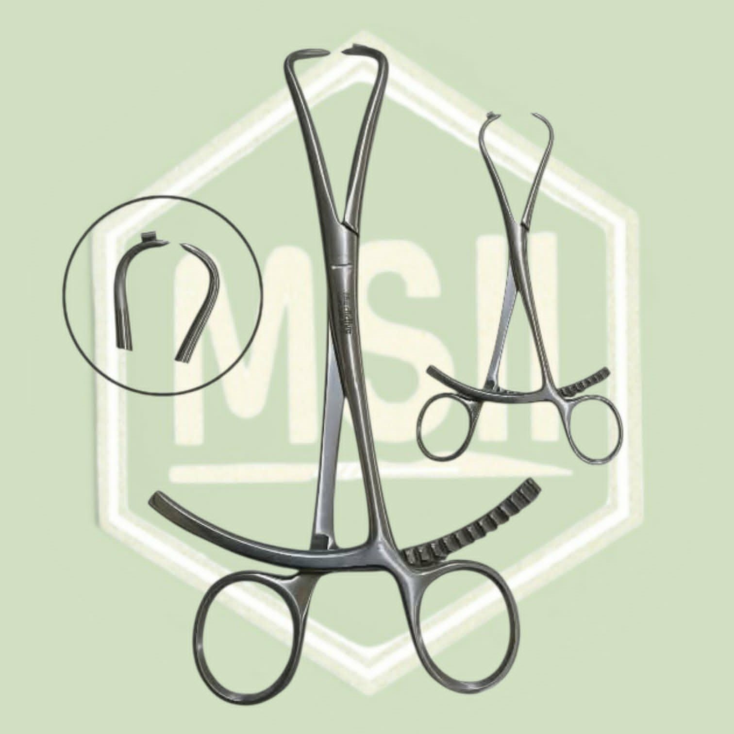 BONE REDUCTION CLAMP WITH K-WIRE GUIDE