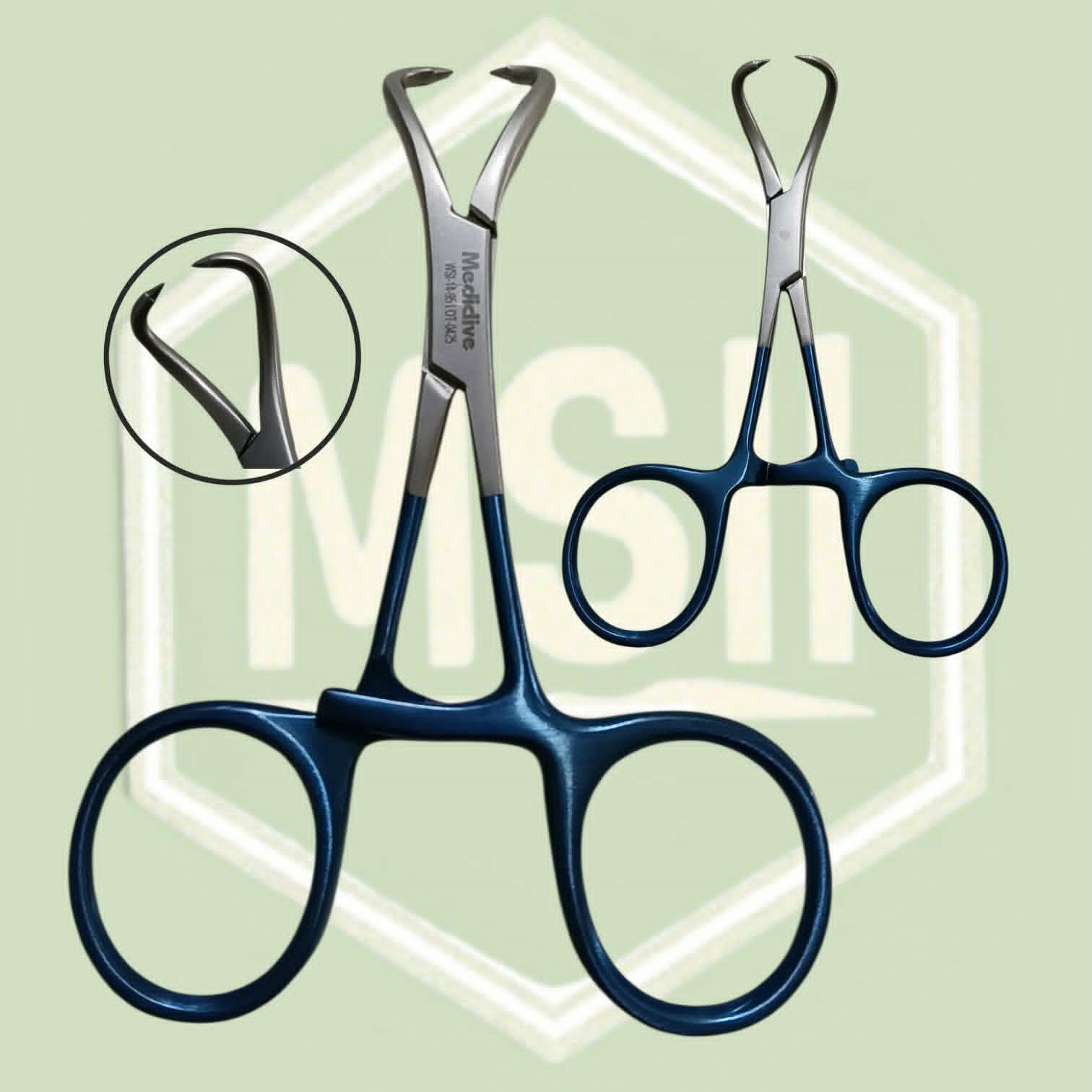 REDUCTION CLAMP WITH PLATE HOLDING TIP 9.5CM