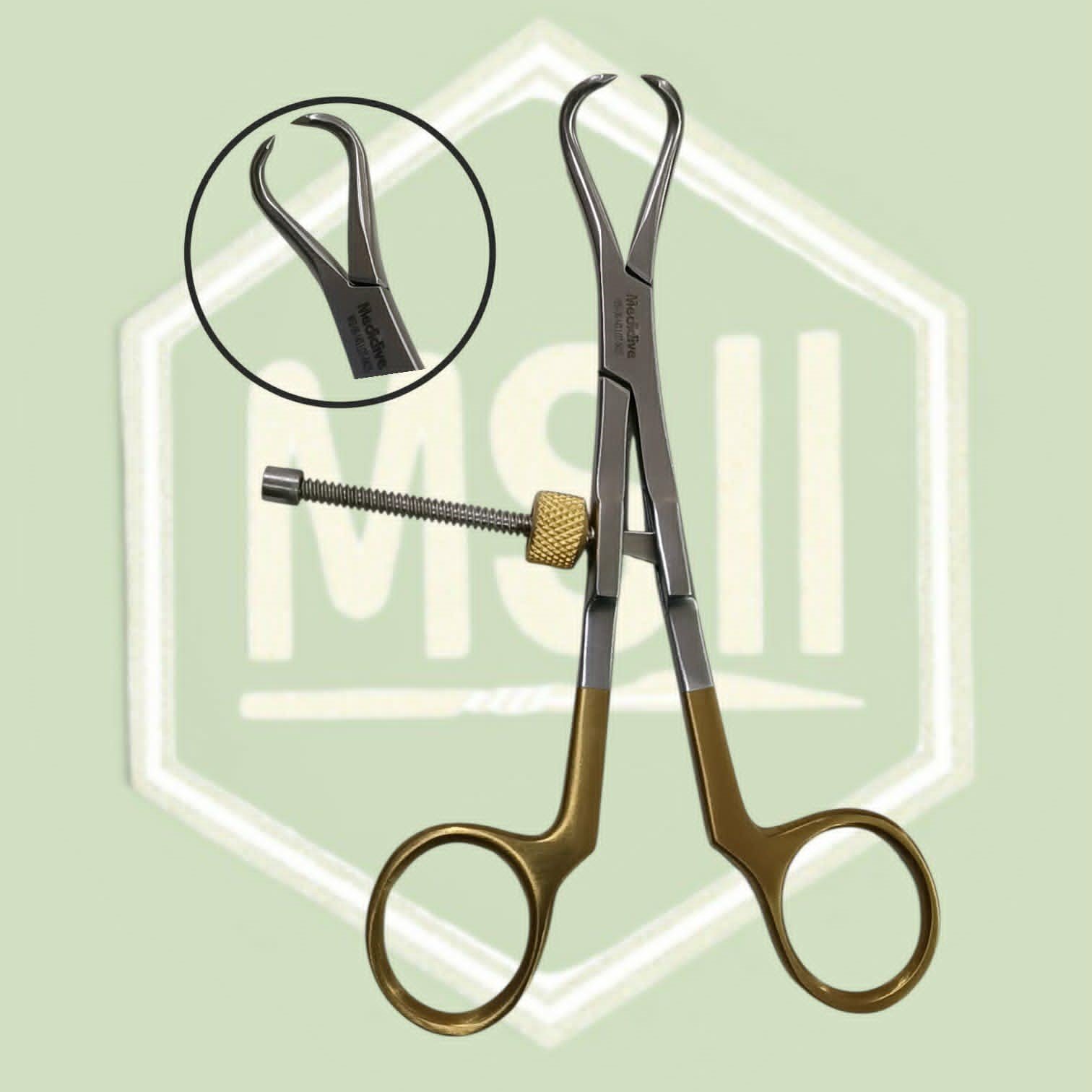 BONE HOLDING FORCEP WITH SPEED LOCK 14CM