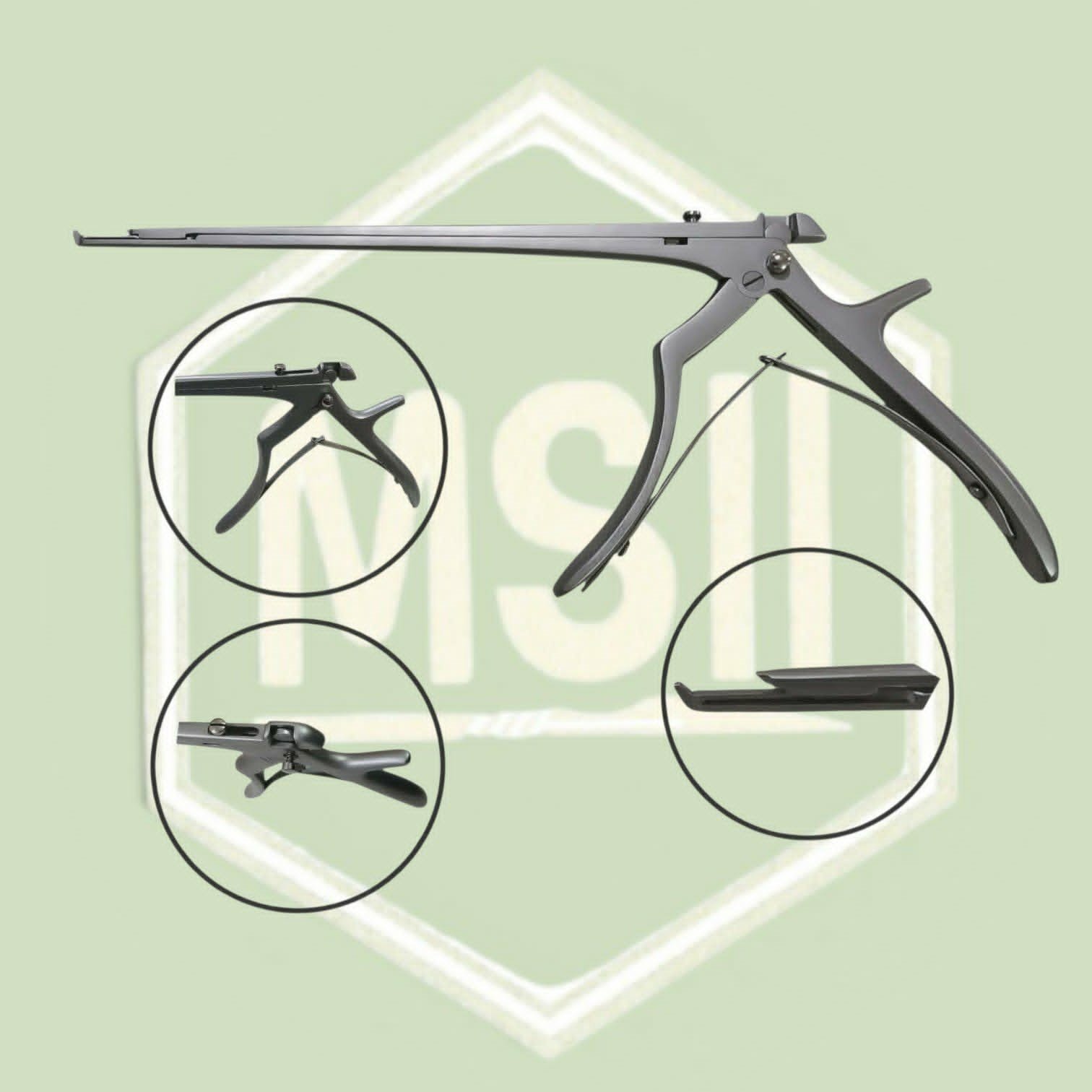 KERRISON RONGEUR 40° 1 X 210MM