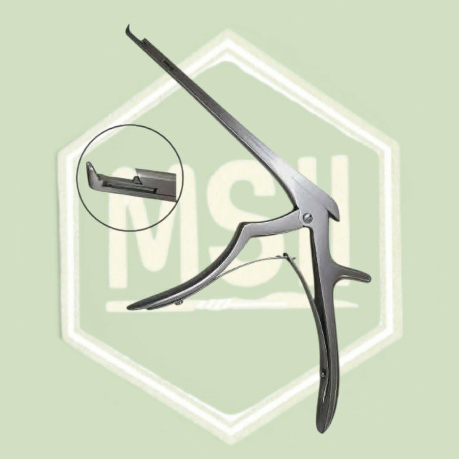 KERRISON RONGEUR W/ EJECTOR 40° 3MM X 150MM