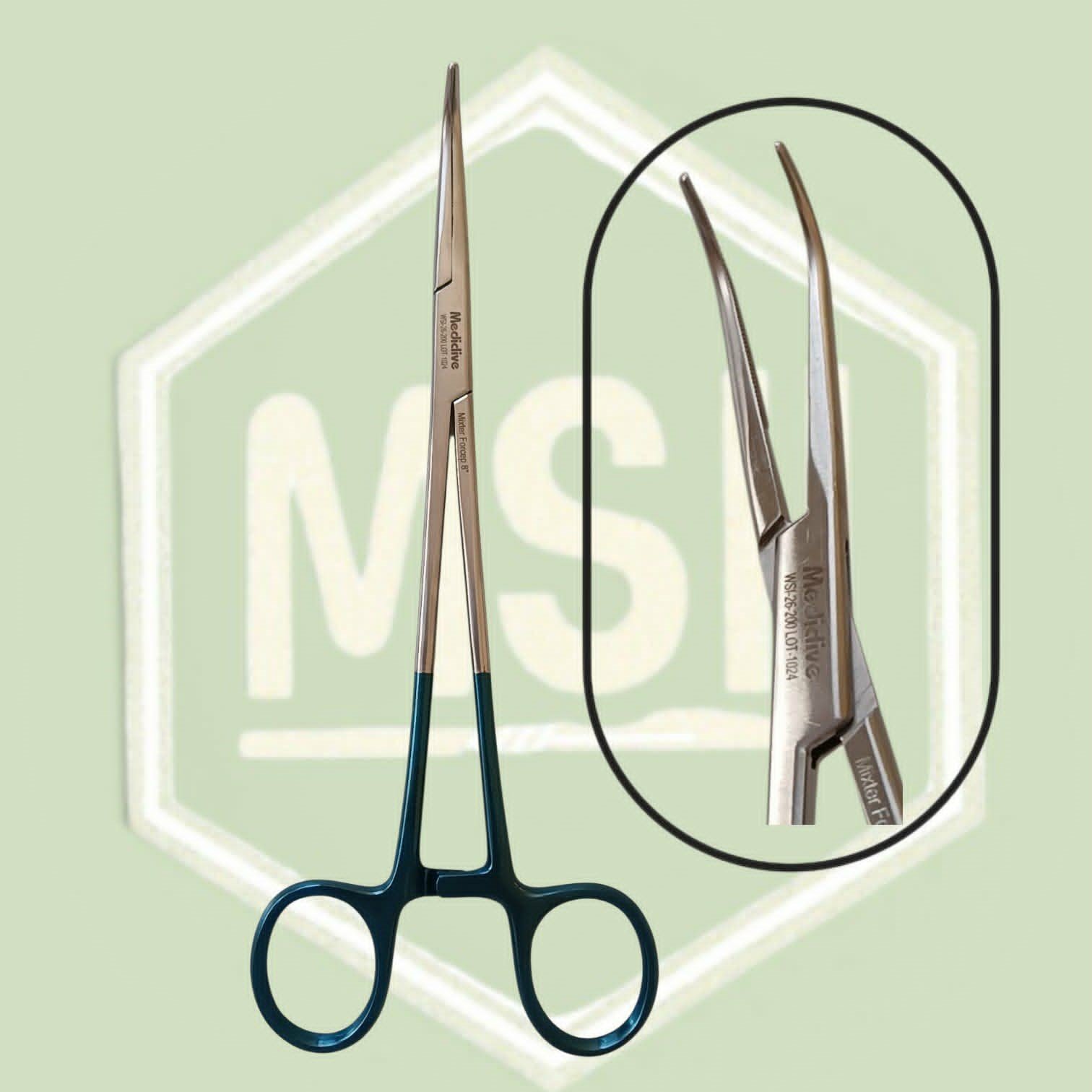 MIXTER FORCEP FINE TIP 8"