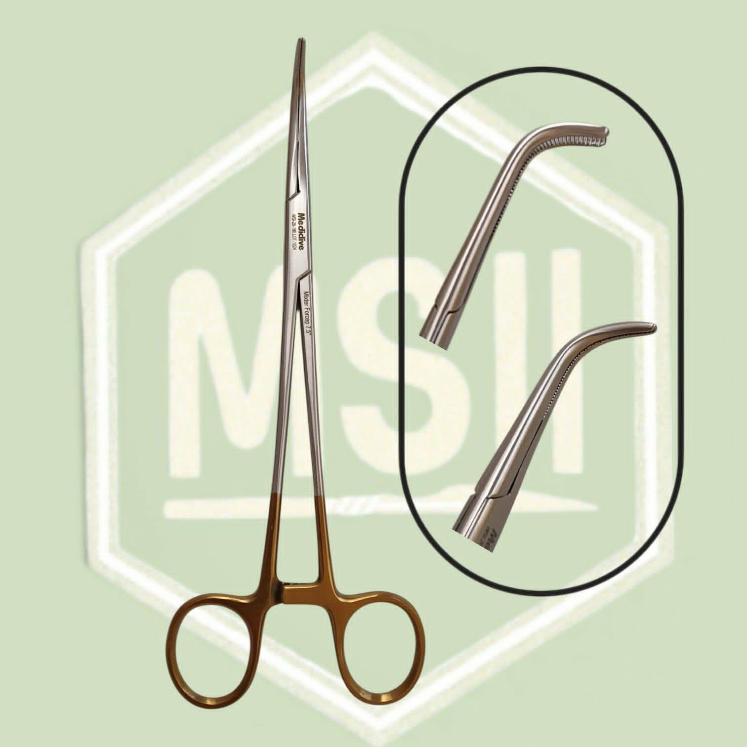 MIXTER FORCEP FINE TIP 7.5"