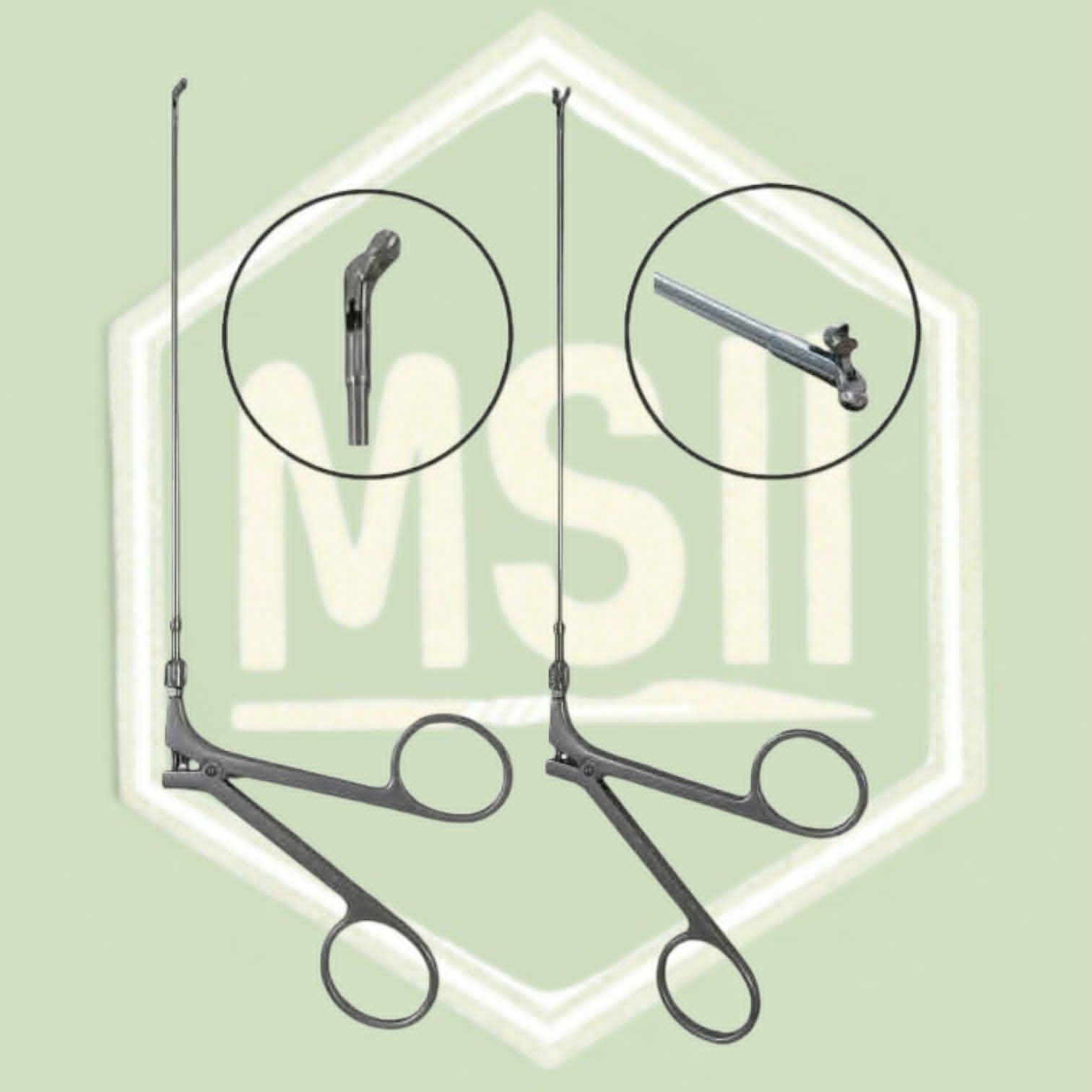 ROTATING BIOPSY FORCEP ANGLED CUP 21CM