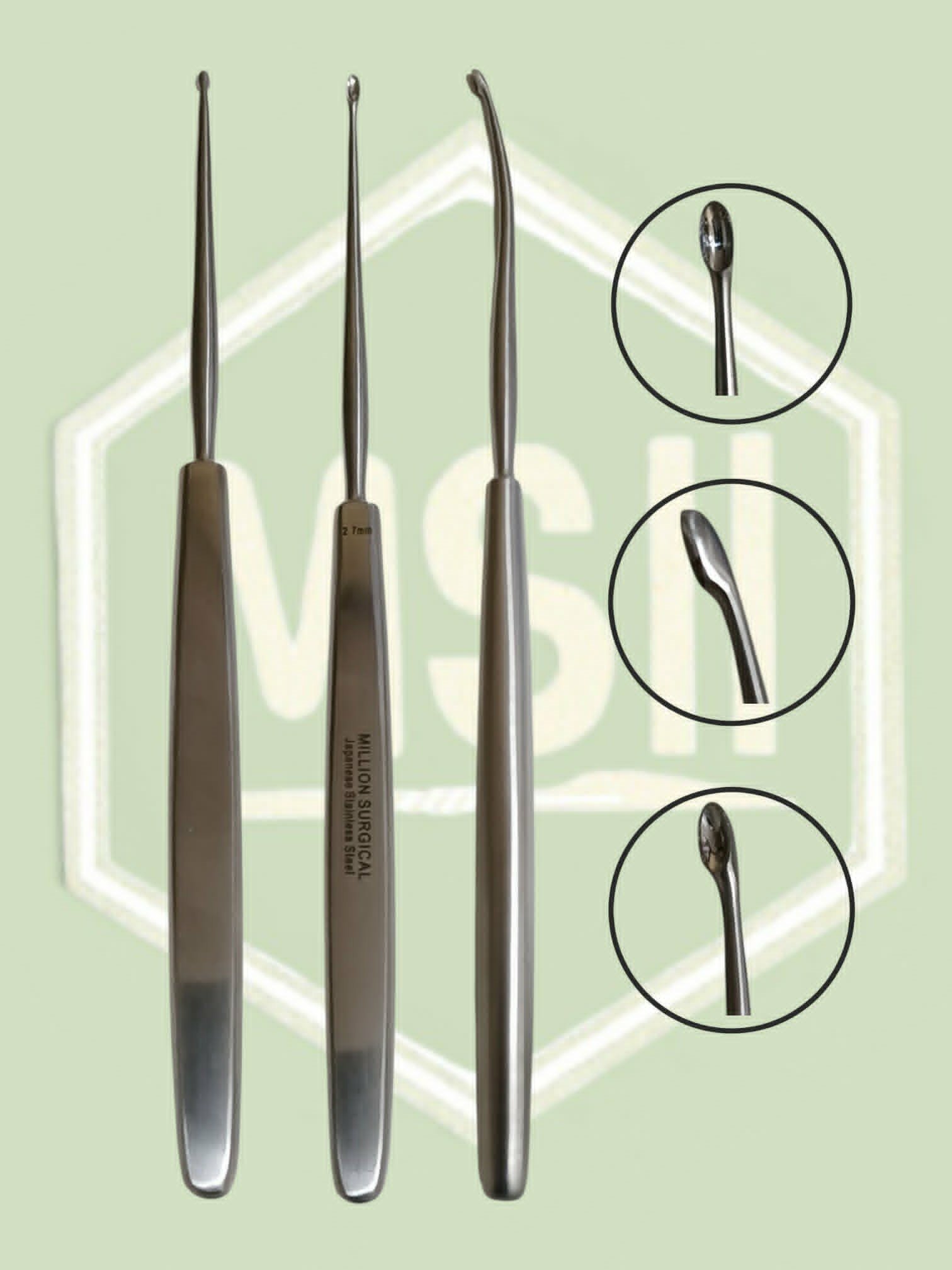 2.7MM OVAL CURETTE