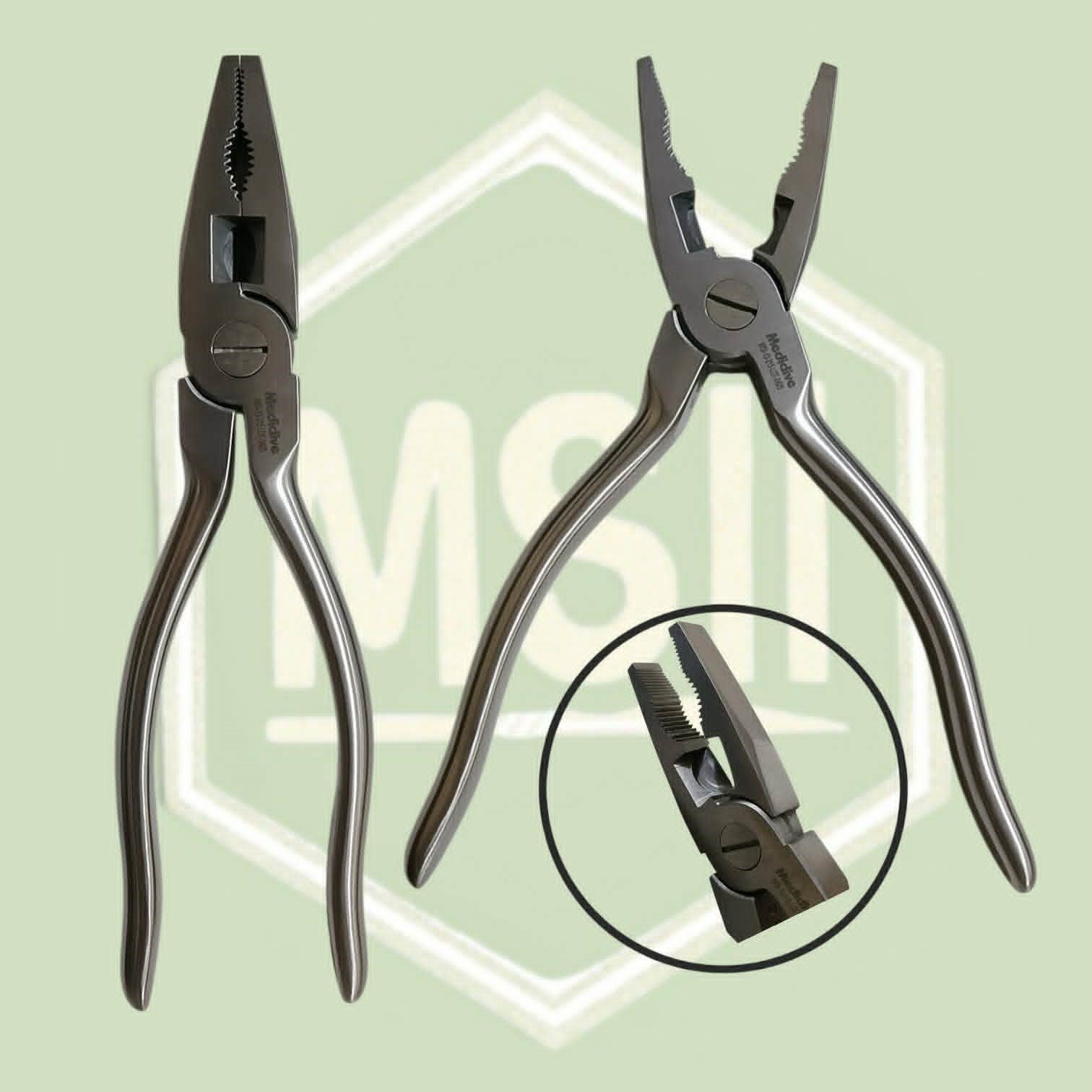 ORTHOPEDIC FLATNOSE PLIER AND WIRE CUTTER 22CM