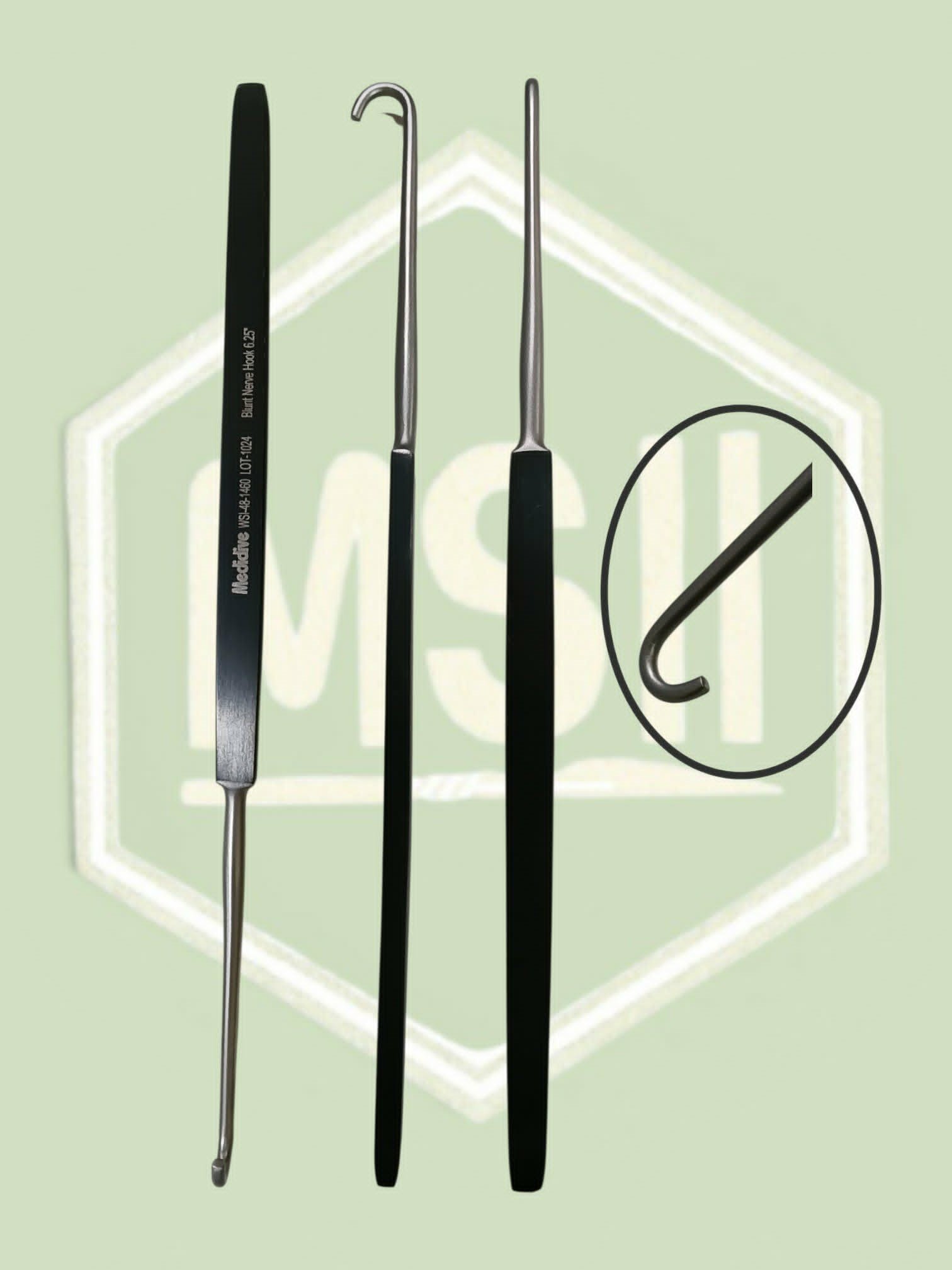 BLUNT NERVE HOOK 6 1/4"