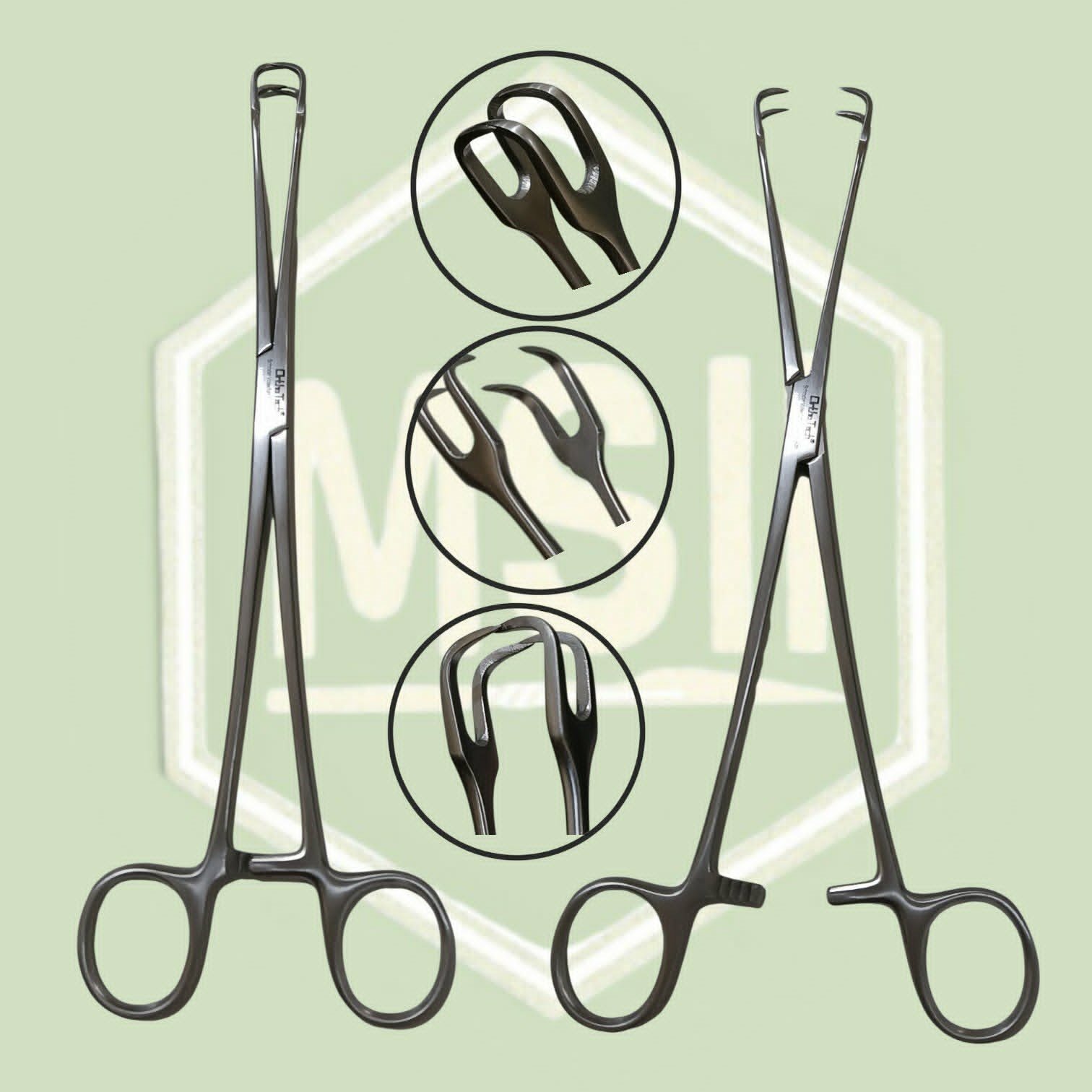 SCHRODER VULSELLUM FORCEP 24CM