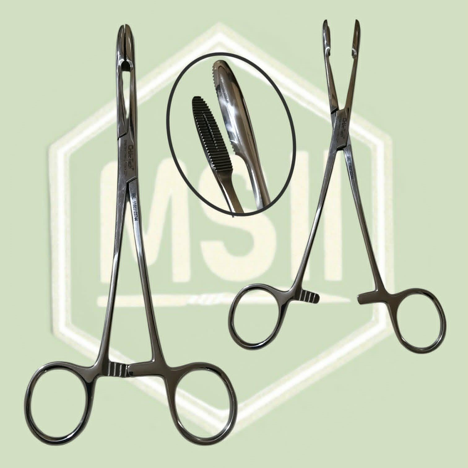 GROSS MAIER DRESSING FORCEP 22CM STRAIGHT