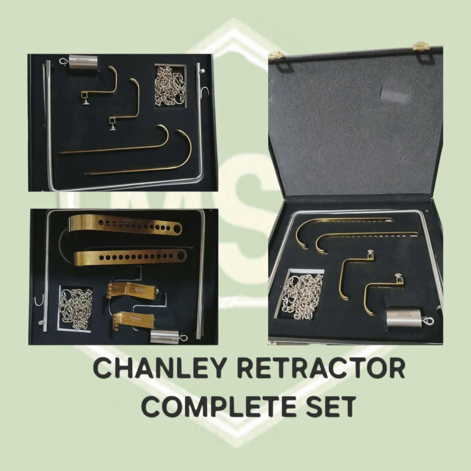 CHANLEY RETRACTOR COMPLETE SET