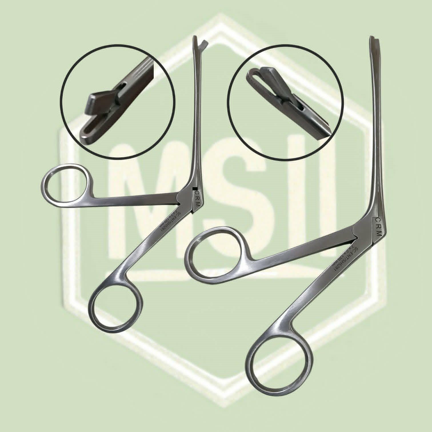 GRUENWALD HENKE NASAL CUTTING FORCEPS 120MM SHARFT LENGTH 7MM X 2MM JAW